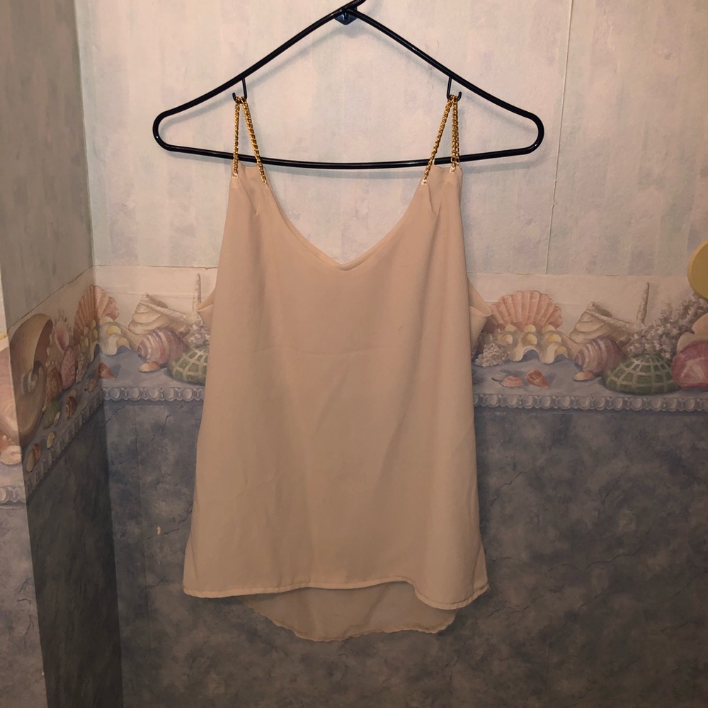 Cream Tank Top